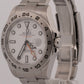 2013 Rolex Explorer II 216570 Polar White Stainless Steel 42mm Watch Box Papers