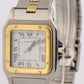 Cartier Santos Carree Two-Tone WHITE ROMAN 18k Steel Automatic 29mmX41mm 2961