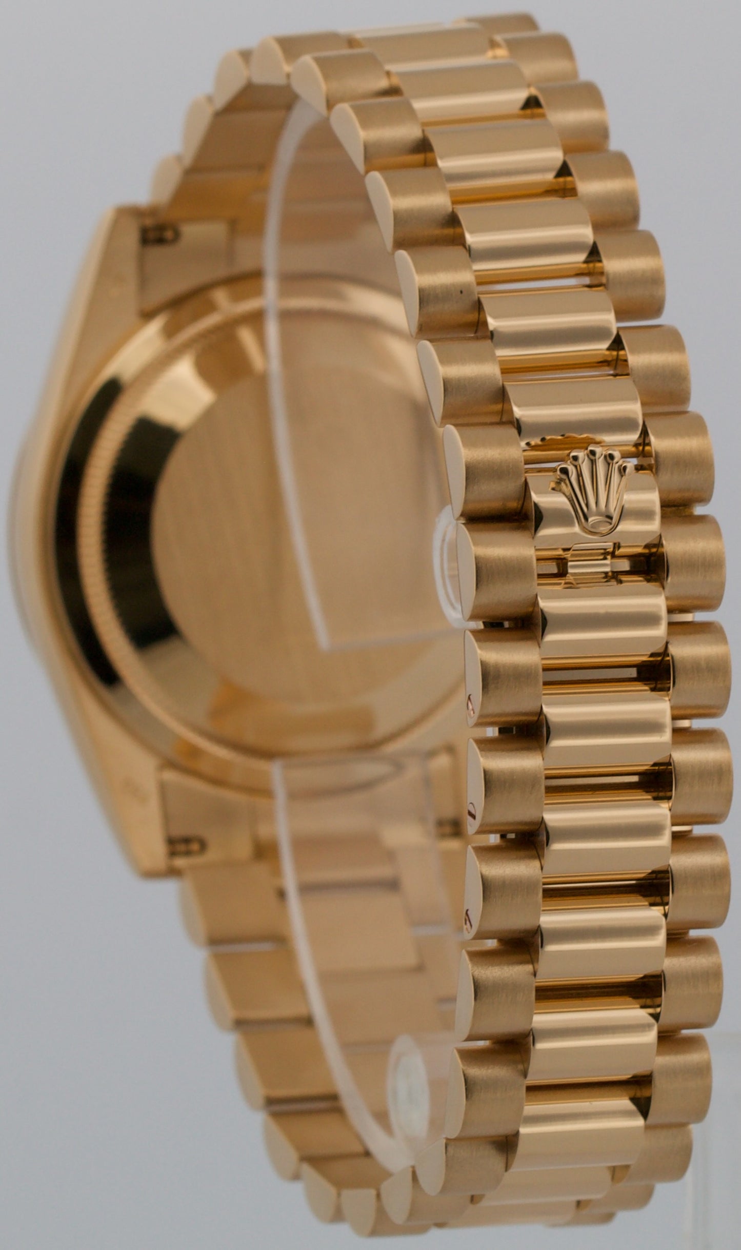 Rolex Day-Date President 118238 Champagne 18K Yellow Gold Fluted 36mm Watch