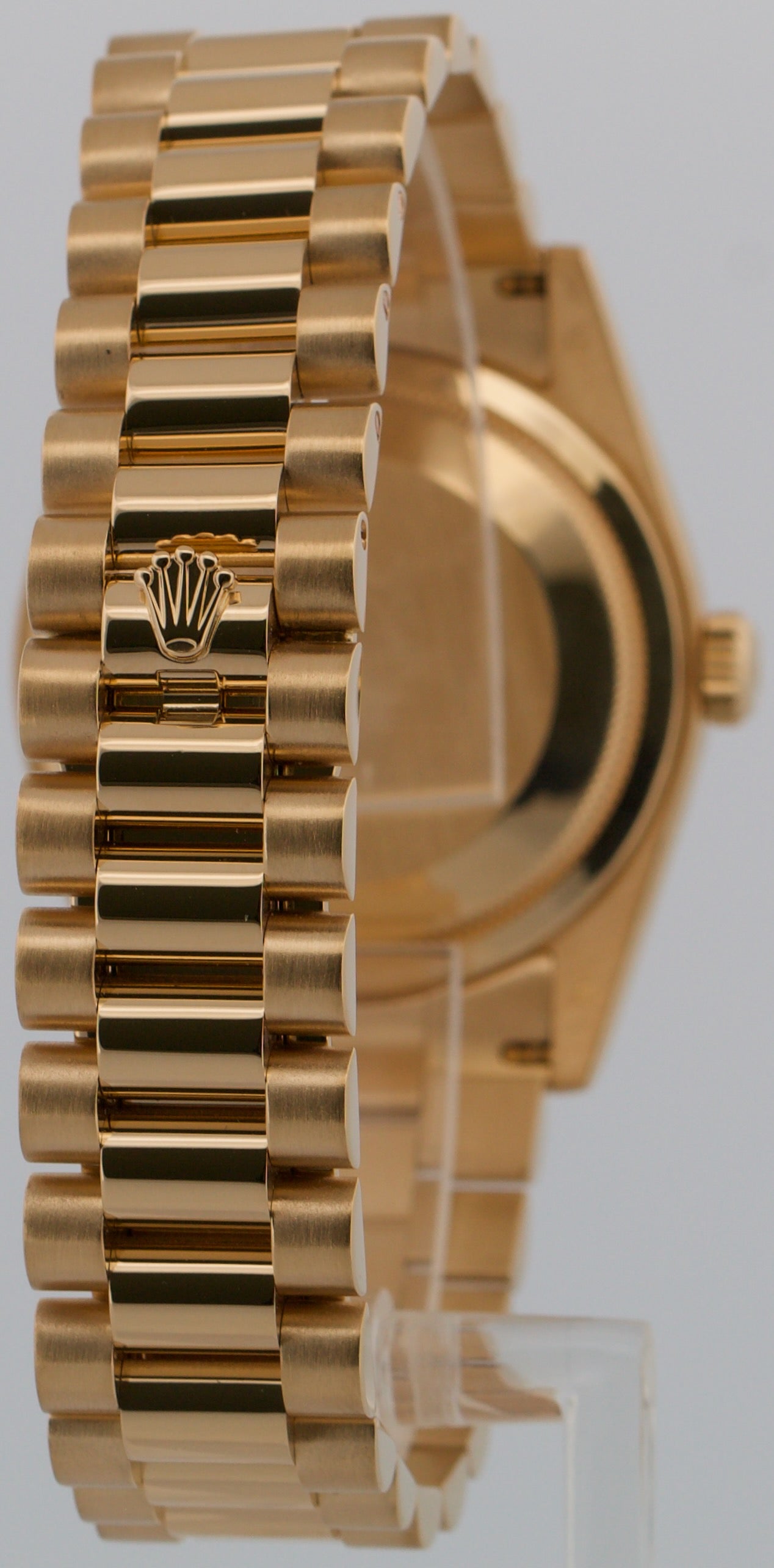 Rolex Day-Date President 118238 Champagne 18K Yellow Gold Fluted 36mm Watch