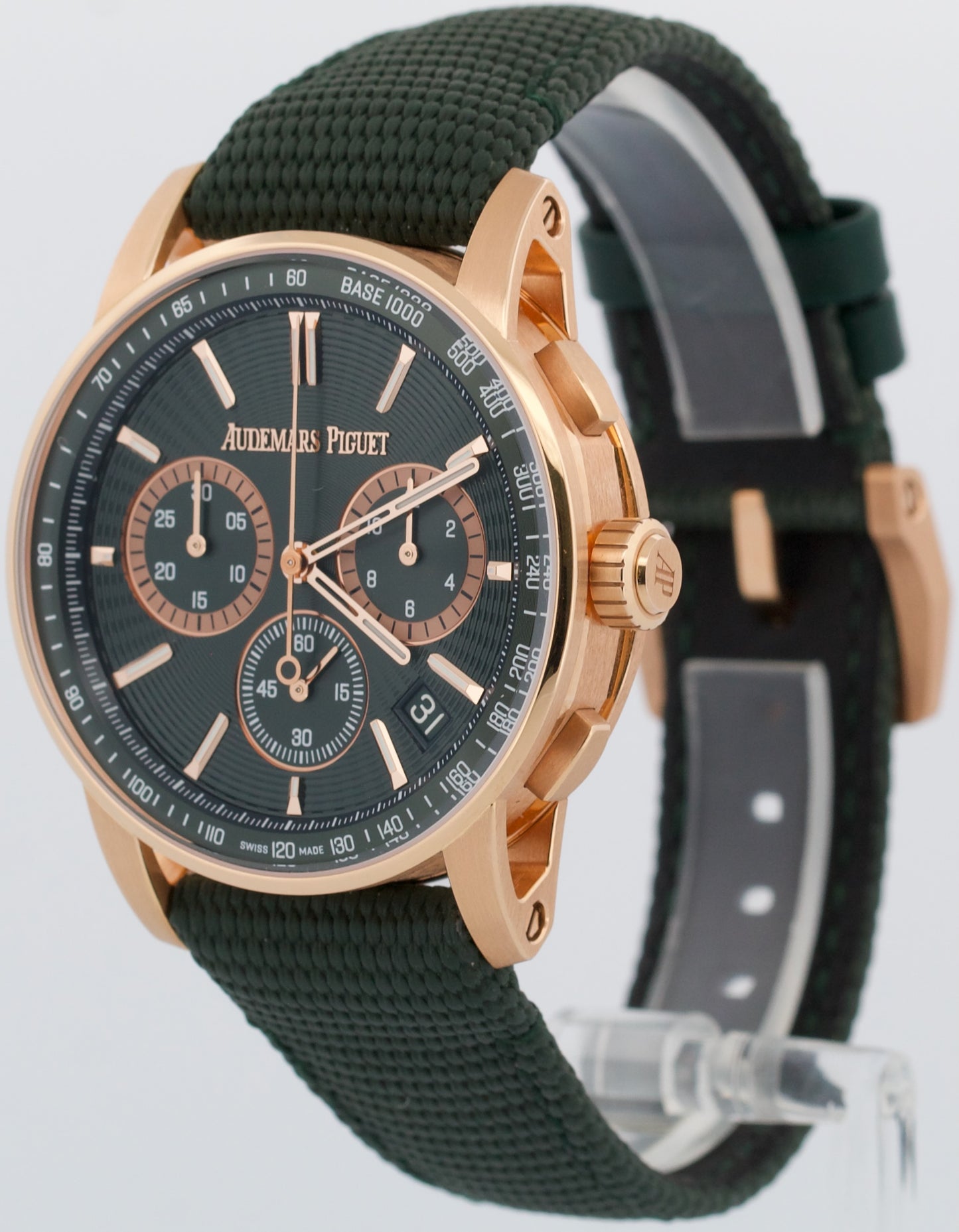 2025 Audemars Piguet Code 11.59 26393OR.OO.A056KB.01 Green 18K 41mm Box Papers
