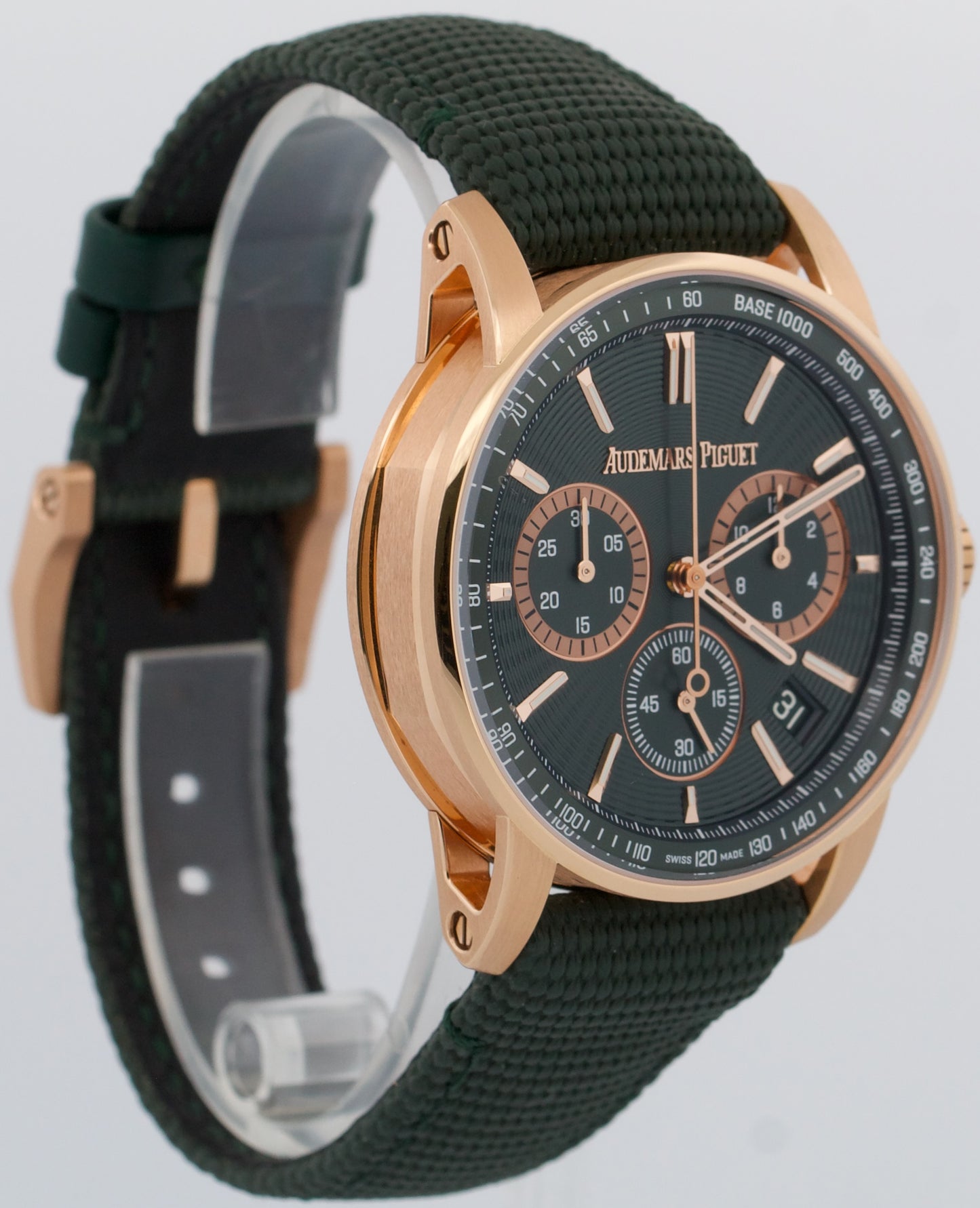 2025 Audemars Piguet Code 11.59 26393OR.OO.A056KB.01 Green 18K 41mm Box Papers
