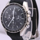 NEW 2024 PAPERS Omega Speedmaster BLACK Rubber 42mm 310.32.42.50.01.001 BOX