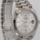 2024 Rolex Day-Date President 228239 Silver Baguette Diamond 18K 40mm Box Papers