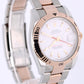 2011 Rolex Datejust Turn-O-Graph Thunderbird 116261 TwoTone White 36mm Box Paper