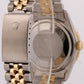 1986 Rolex DateJust 36mm BLACK Turn-O-Graph JUBILEE Steel 18K Yellow Gold 16253