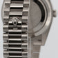 2024 Rolex Day-Date President 228239 Silver Baguette Diamond 18K 40mm Box Papers