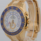 2025 CPO Rolex Yacht-Master II 116688 White Blue 18K Yellow Gold 44mm Box Papers