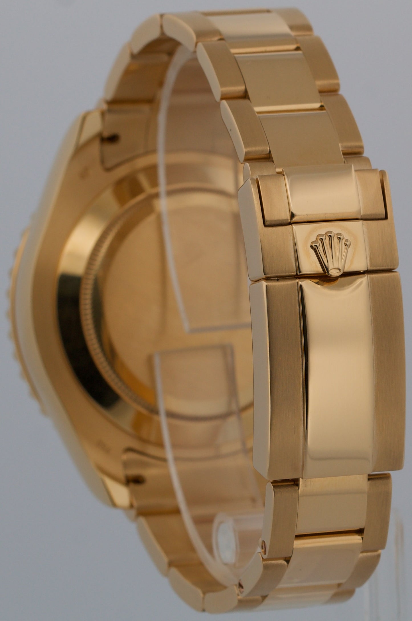 2025 CPO Rolex Yacht-Master II 116688 White Blue 18K Yellow Gold 44mm Box Papers