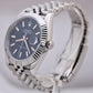 Rolex DateJust 41 Blue Stainless Steel 18K White Gold JUBILEE 41mm Watch 126334