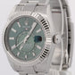 NEW STICKERED 2024 PAPERS Rolex Sky-Dweller GREEN 42mm OYSTER 18K 336934 BOX