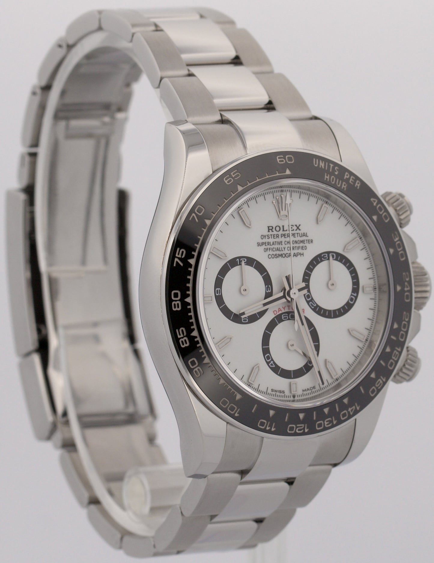 2025 PAPERS Rolex Daytona Cosmograph Steel PANDA White Steel 40mm 126500 LN BOX