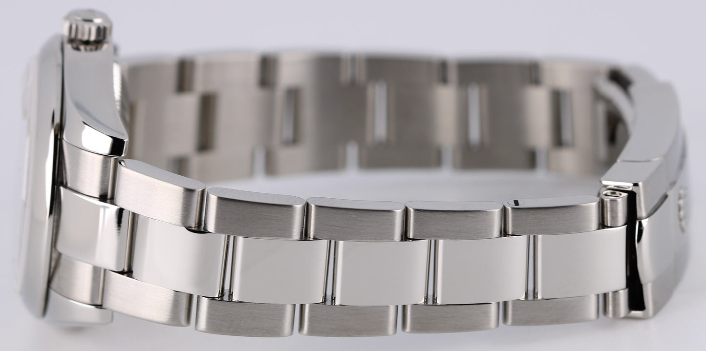 Ladies Rolex DateJust Stainless Steel Silver Roman 31mm REHAUT 178240 Watch
