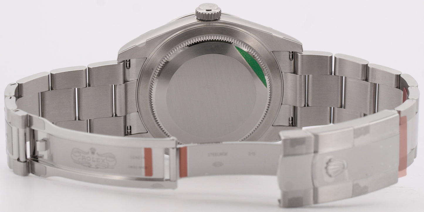 NEW STICKERED 2024 PAPERS Rolex Sky-Dweller GREEN 42mm OYSTER 18K 336934 BOX