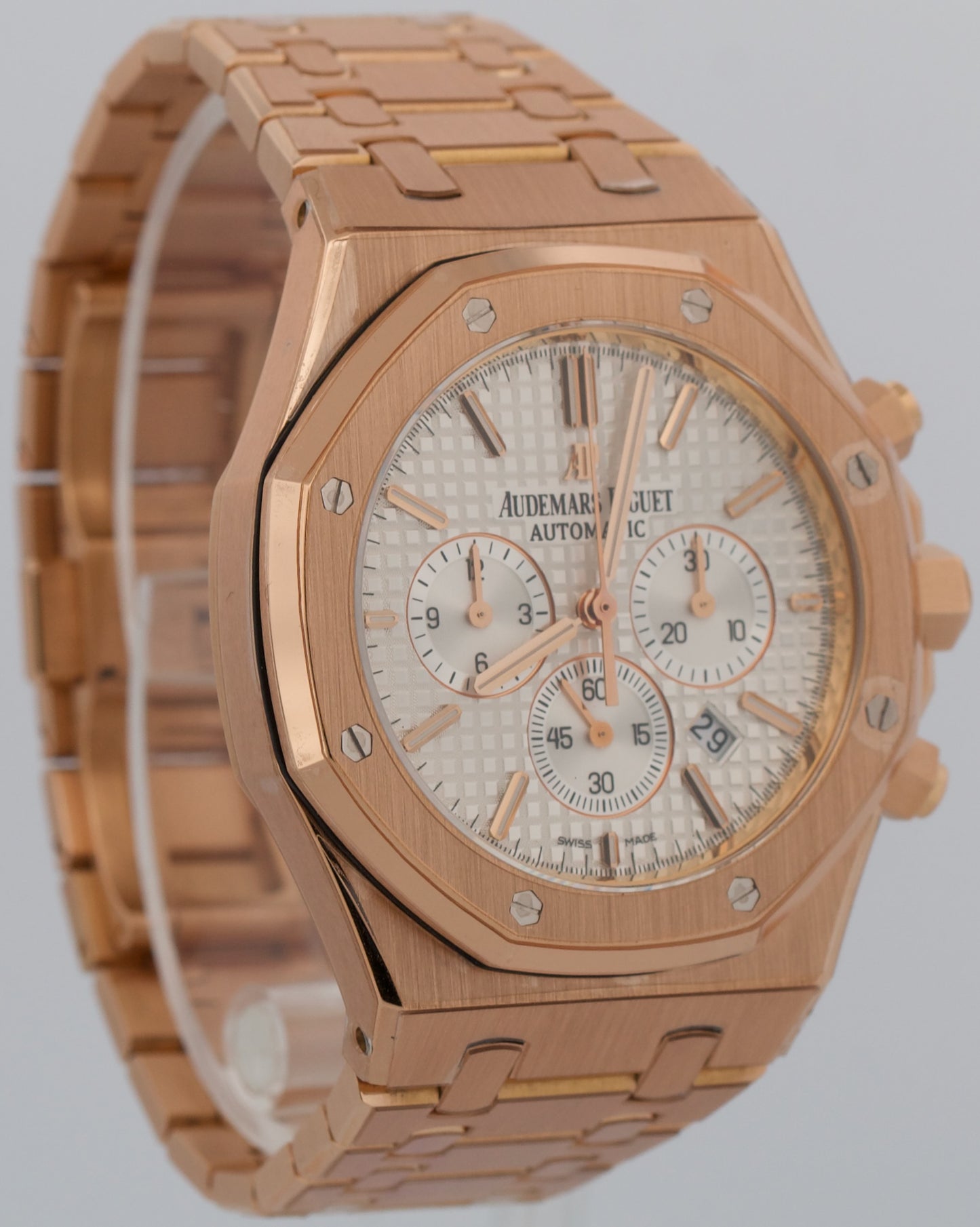 2015 Audemars Piguet Royal Oak 26320OR.OO.1220OR.02 White 18K 41mm Box Papers
