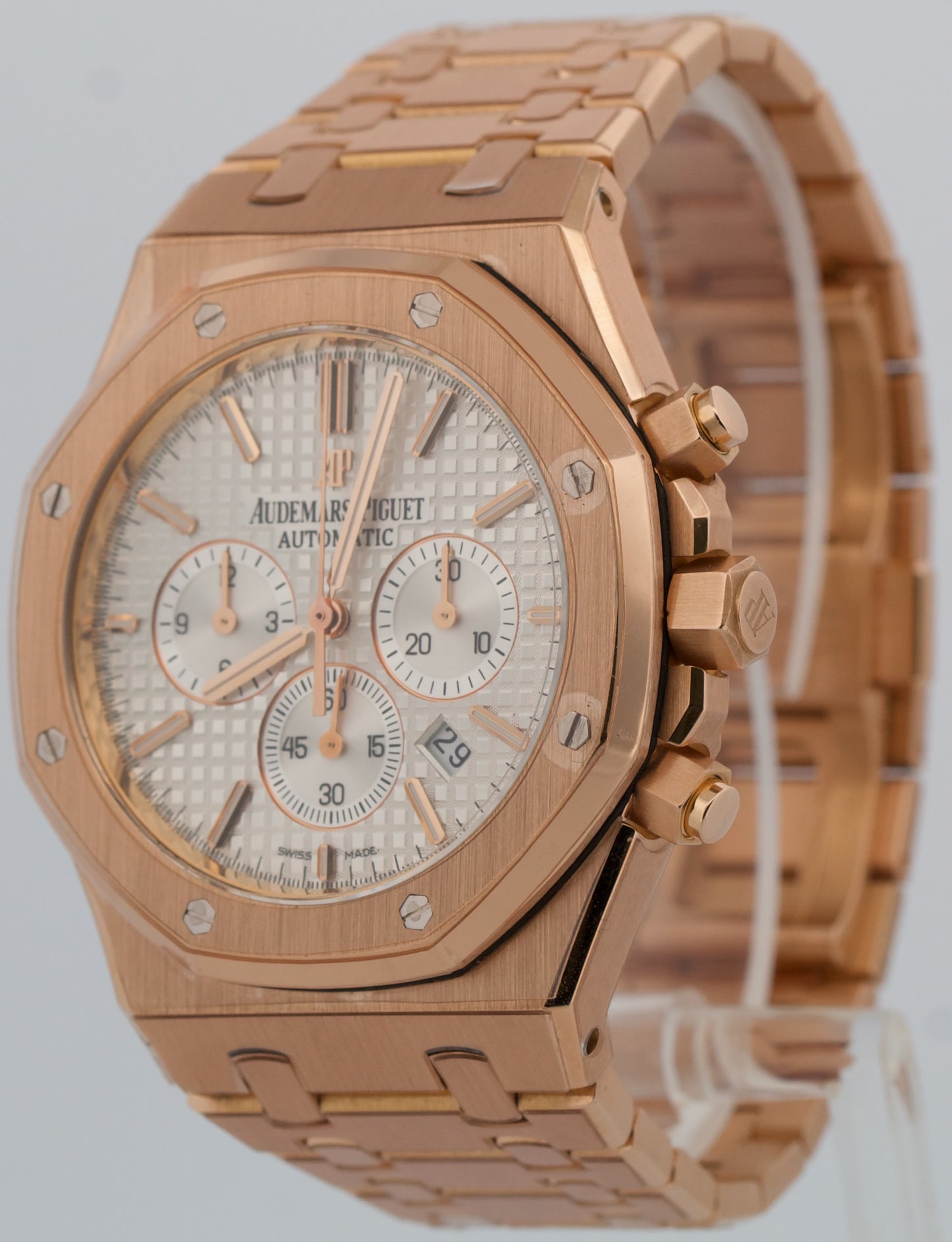 2015 Audemars Piguet Royal Oak 26320OR.OO.1220OR.02 White 18K 41mm Box Papers