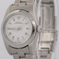 1999 Rolex Oyster Perpetual 24mm WHITE ROMAN Stainless Steel Oyster Smooth 76080