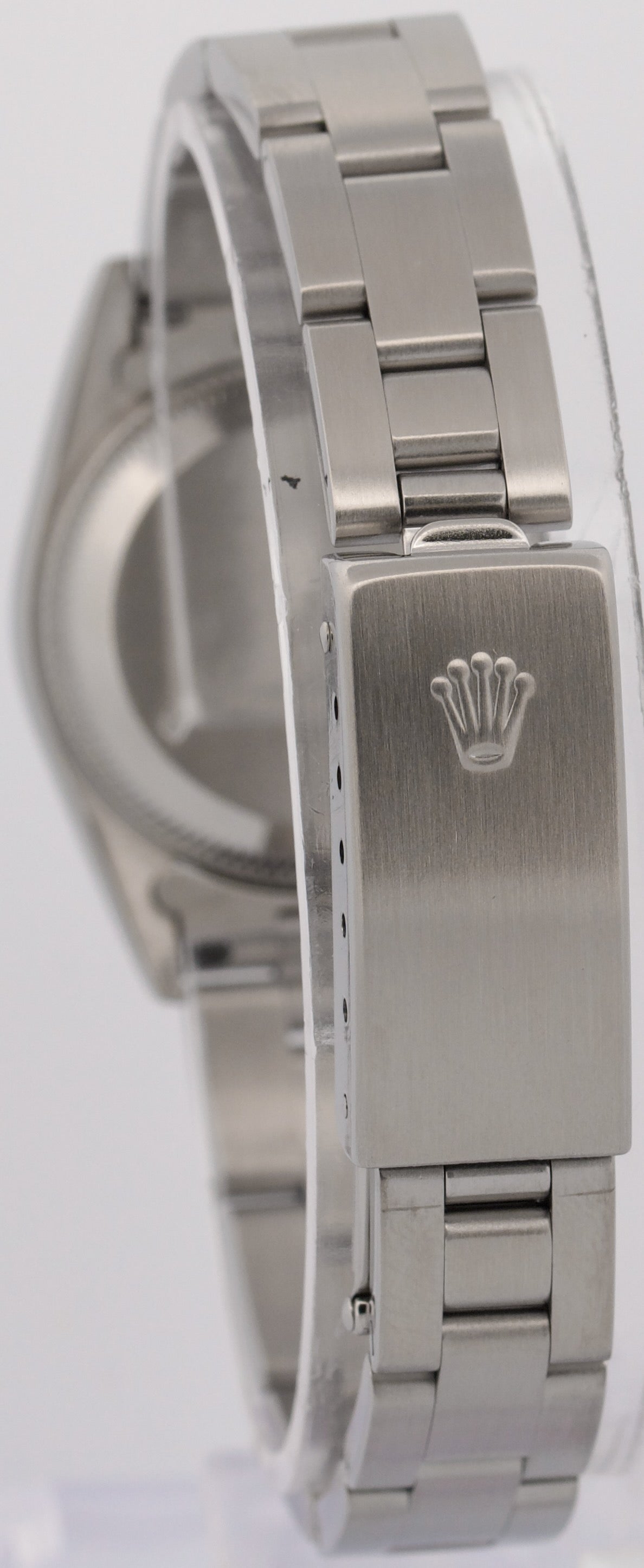 1999 Rolex Oyster Perpetual 24mm WHITE ROMAN Stainless Steel Oyster Smooth 76080