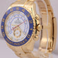 MINT Rolex Yacht-Master II 18K Yellow Gold White Regatta 44mm Watch 116688 BOX