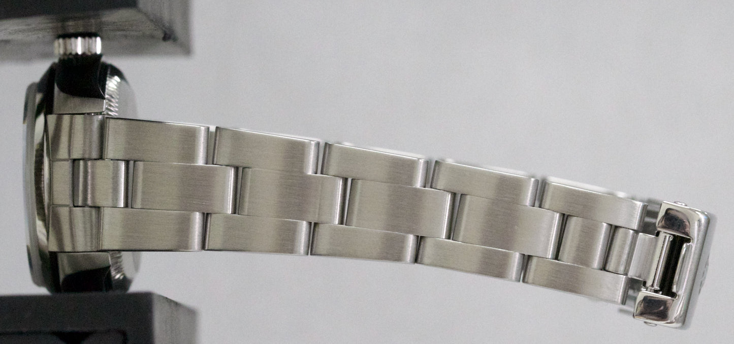 1999 Rolex Oyster Perpetual 24mm WHITE ROMAN Stainless Steel Oyster Smooth 76080