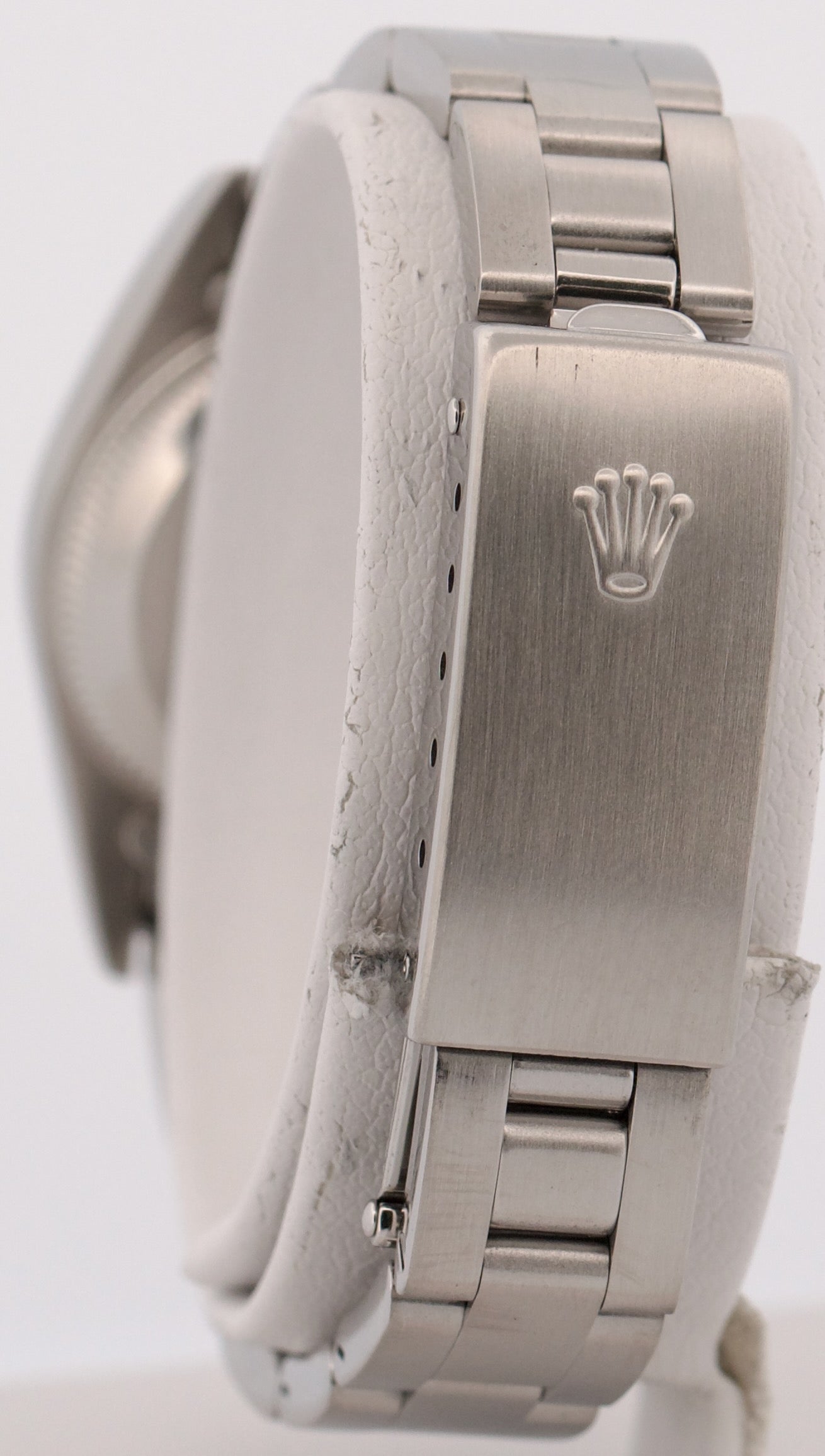 1999 Rolex Oyster Perpetual 24mm Pink SALMON Arabic Stainless Steel Oyster 76080
