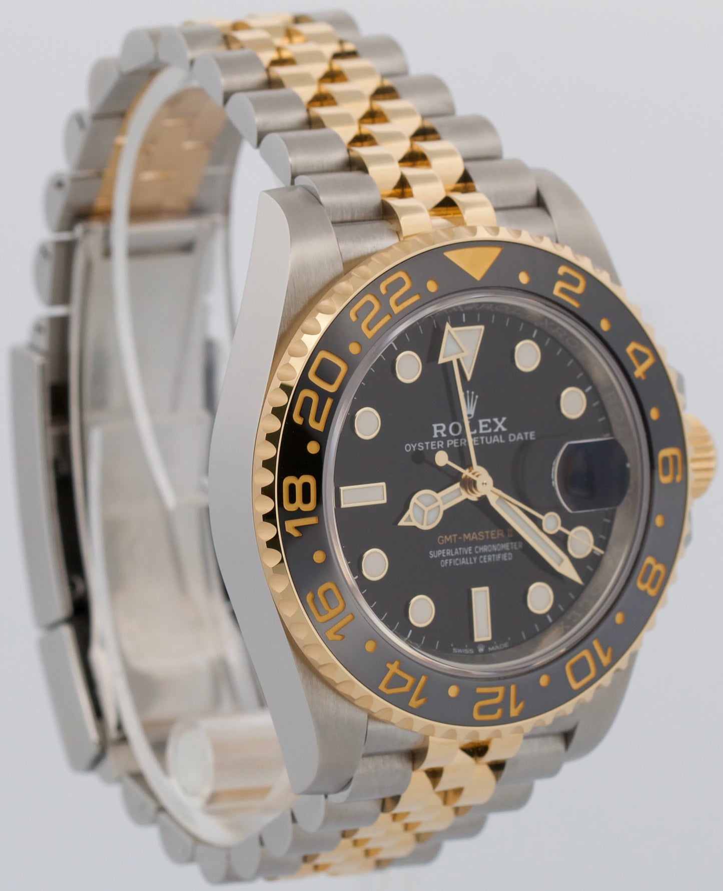 2025 Rolex GMT-Master II 126713 GRNR Two-Tone 18K Gold 40mm Jubilee Box Papers