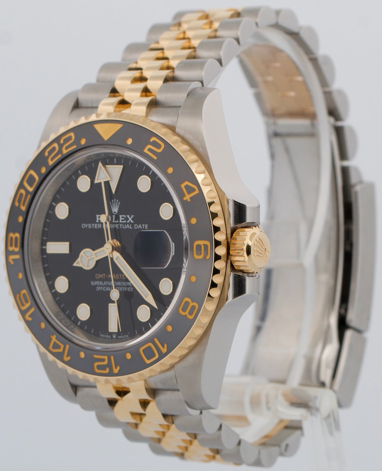 2025 Rolex GMT-Master II 126713 GRNR Two-Tone 18K Gold 40mm Jubilee Box Papers