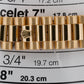 1979 Rolex Day-Date President 18048 Black Roman 36mm 18K Gold Fluted Watch
