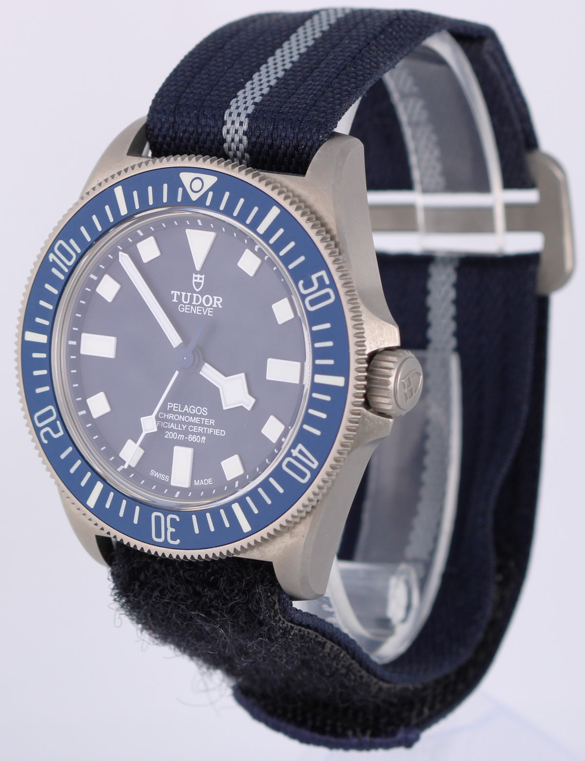 2024 Tudor Pelagos FXD Marine Nationale 25707B/24 Blue 42mm Titanium Box Papers