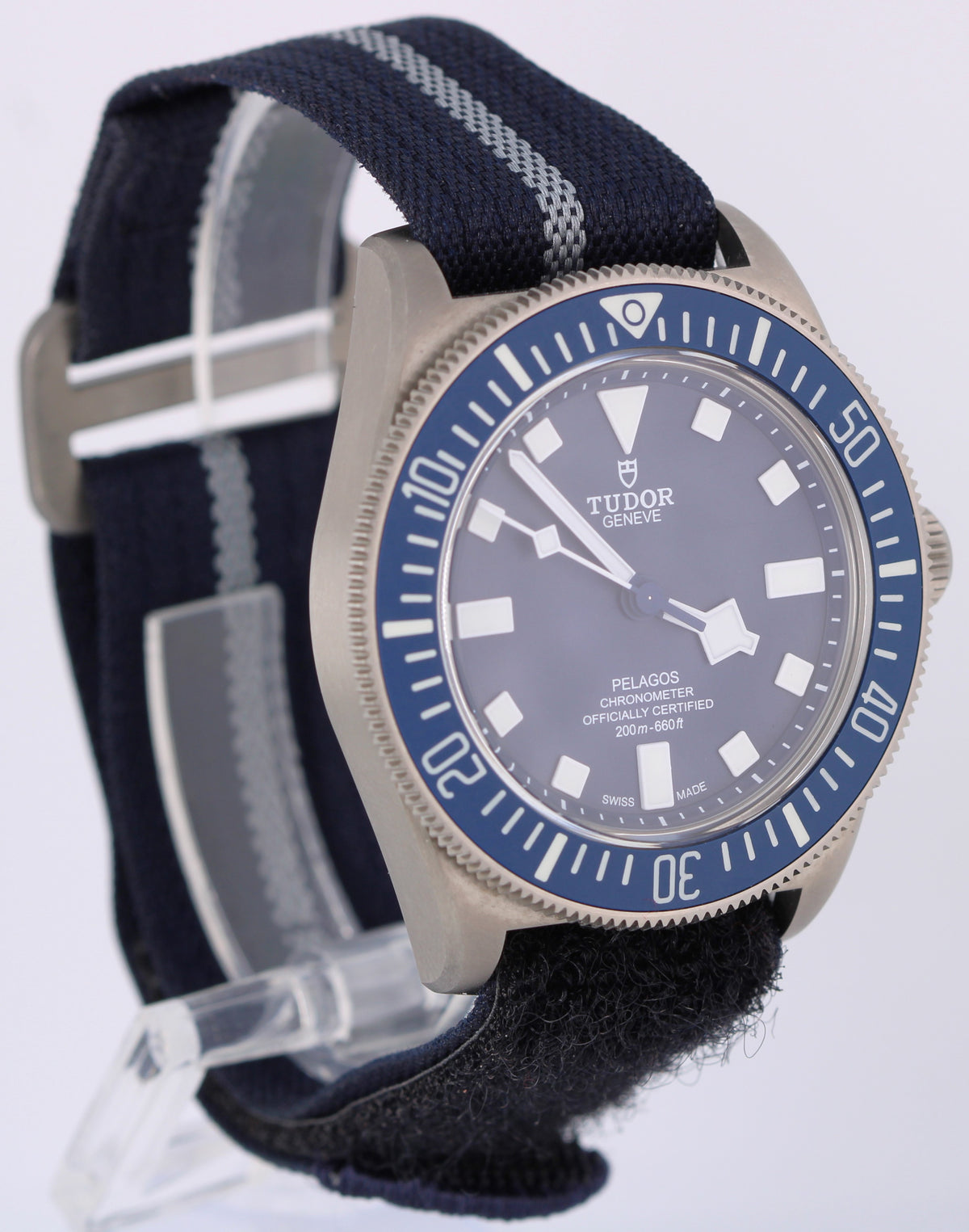 2024 Tudor Pelagos FXD Marine Nationale 25707B/24 Blue 42mm Titanium Box Papers