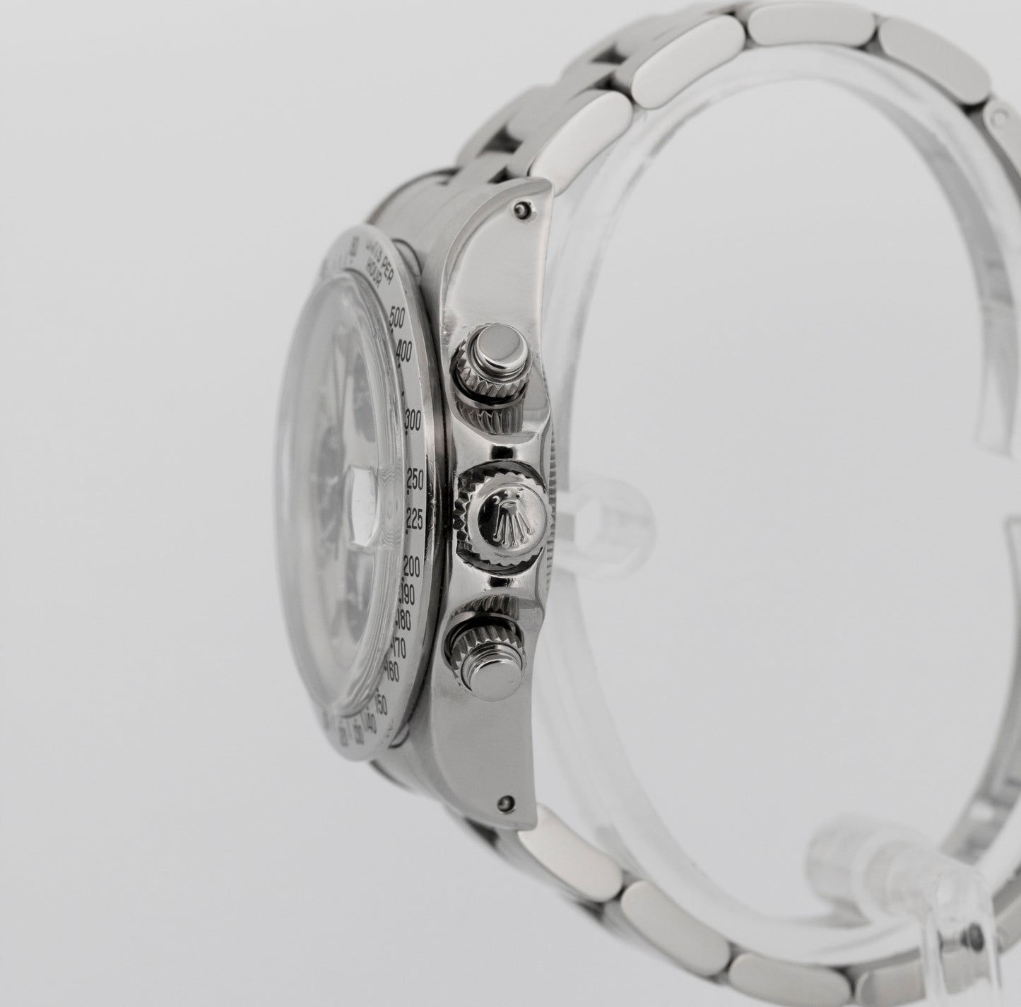 Tudor Prince Date Chronograph Big Block Silver 94300 40mm Steel Automatic Watch