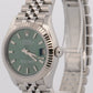 2022 PAPERS Rolex DateJust 31mm MINT GREEN 18K Gold JUBILEE Steel 278274 BOX