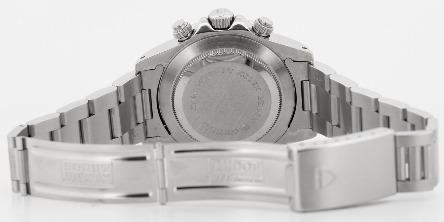 Tudor Prince Date Chronograph Big Block Silver 94300 40mm Steel Automatic Watch