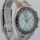 Rolex Daytona Cosmograph 116520 Glacier Blue Baguette Diamond Steel 40mm Watch