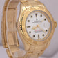 Rolex Yacht-Master 40 YM1 WHITE 18K Yellow Gold 40mm NO-HOLES Oyster 16628 Watch