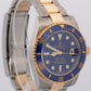 PAPERS Rolex Submariner Date FACTORY BLUE DIAMOND 18K Steel 40mm 116613 LB BOX