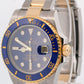PAPERS Rolex Submariner Date FACTORY BLUE DIAMOND 18K Steel 40mm 116613 LB BOX