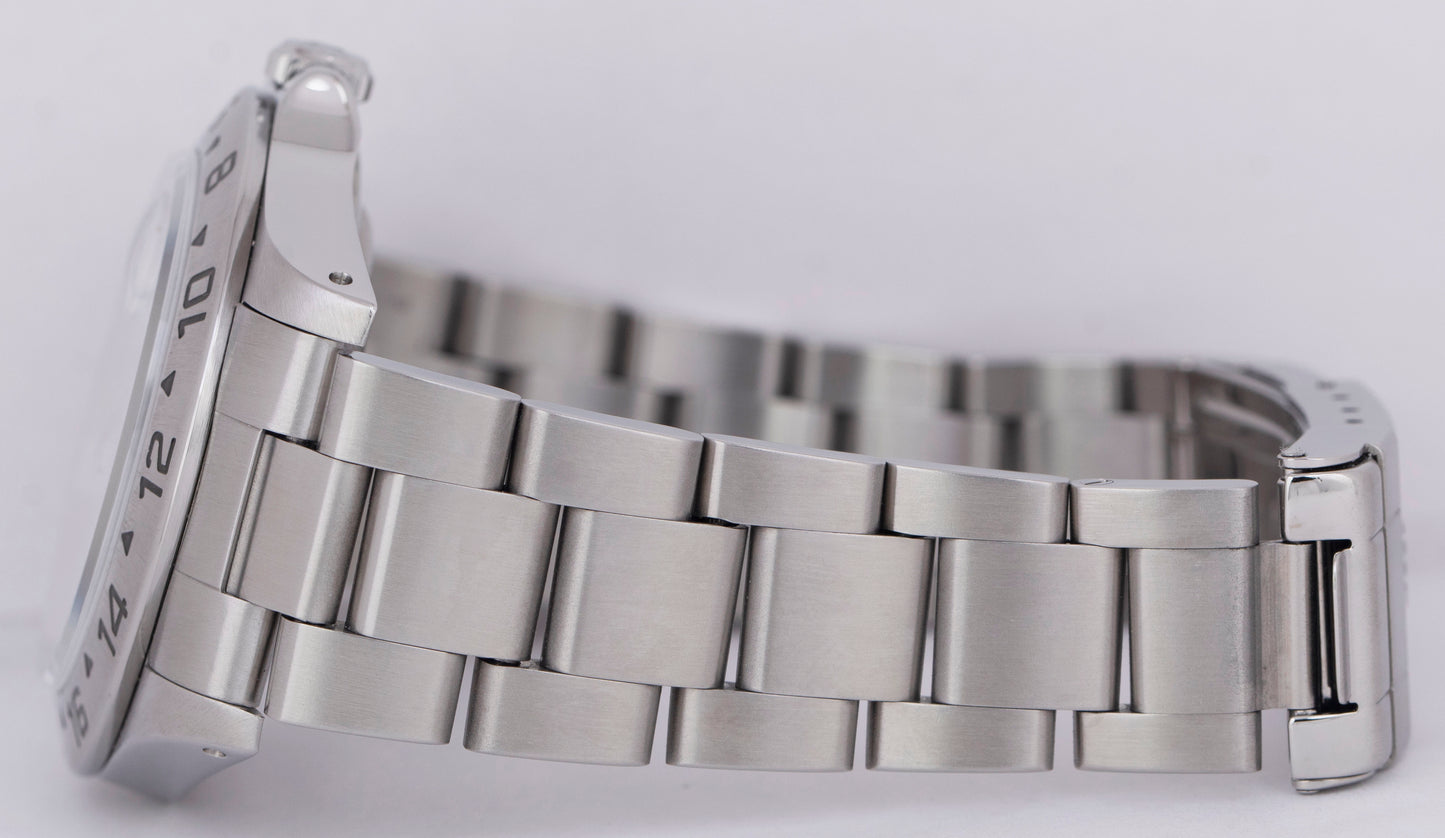 PAPERS Rolex Explorer II White TRITINOVA Stainless Steel 40mm Watch 16570 B+P