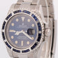 Rolex Submariner Date Blue DIAMOND SAPPHIRE Stainless Steel 40mm Watch 116610