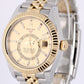 Rolex Sky-Dweller 326933 TwoTone 18k Gold Steel Champagne 42mm Jubilee Watch Box
