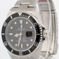 NEW STICKERED Rolex Submariner Date BLACK Steel 40mm RANDOM SERIAL Watch 16610