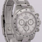 NOS STICKERED PAPERS Rolex Daytona Cosmograph WHITE Stainless 40mm 116520 BOX