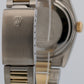 1979 Rolex DateJust 16013 White 18K Yellow Gold Steel Fluted Oyster 36mm Watch