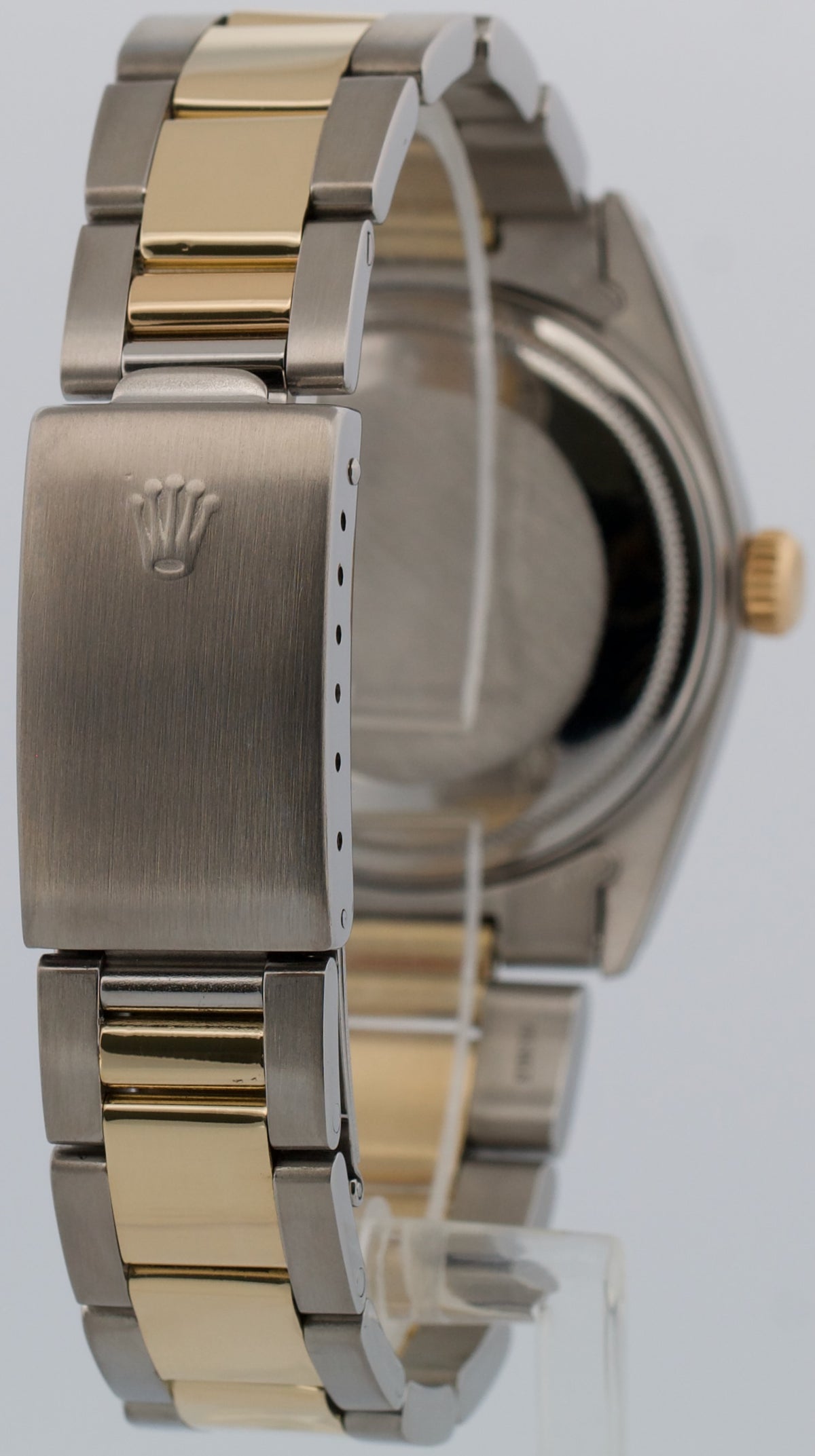 1979 Rolex DateJust 16013 White 18K Yellow Gold Steel Fluted Oyster 36mm Watch
