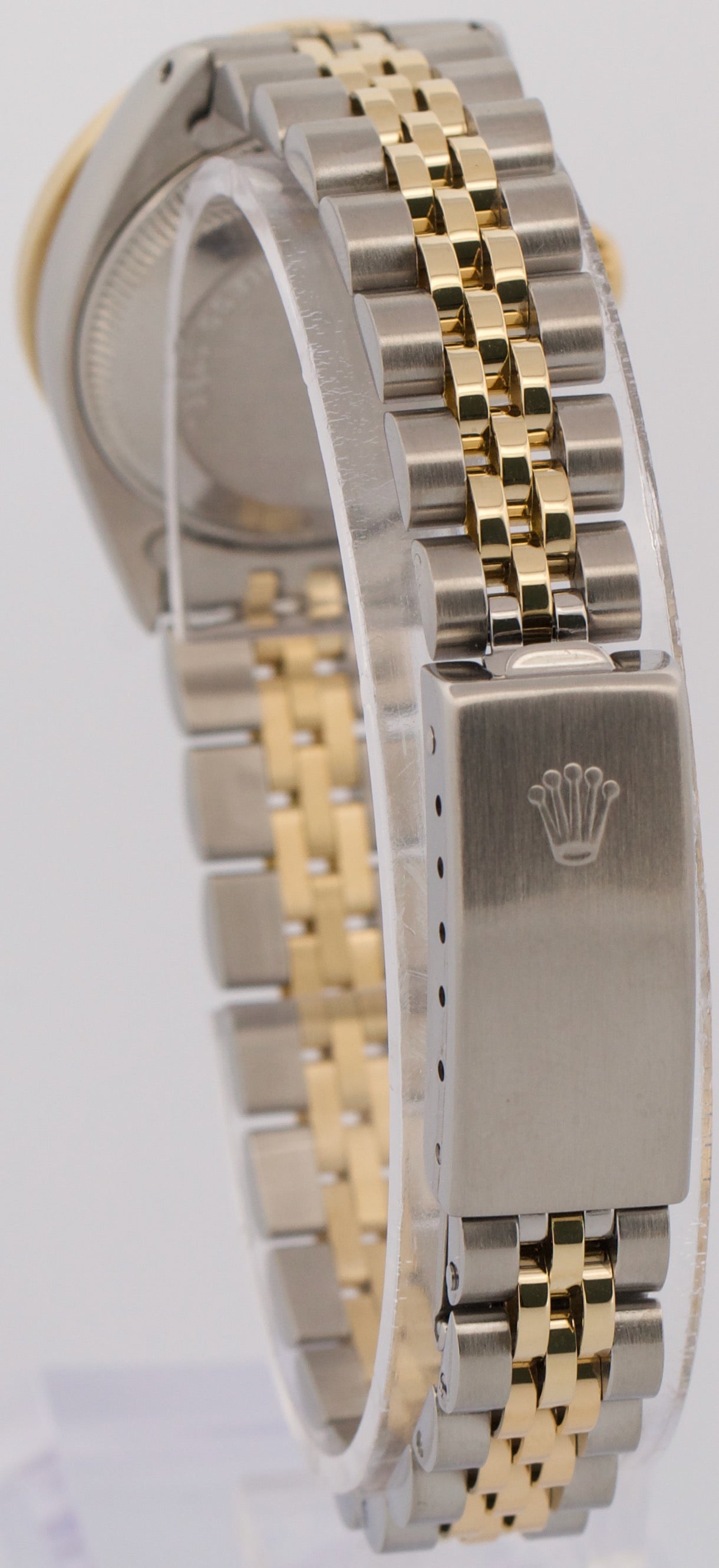 Ladies Rolex DateJust 26mm MOP DIAMOND 18K Gold Steel Two-Tone JUBILEE 6916