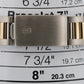 1979 Rolex DateJust 16013 White 18K Yellow Gold Steel Fluted Oyster 36mm Watch