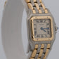 Ladies Cartier Panthere 6692 Three-Row 18K Gold Steel Ivory 22mm Quartz Watch
