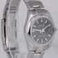 MINT Ladies Rolex DateJust Black 31mm Oyster Smooth Stainless Steel Watch 178240