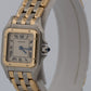 Ladies Cartier Panthere 6692 Three-Row 18K Gold Steel Ivory 22mm Quartz Watch