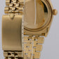 VINTAGE Rolex Oyster Perpetual Date 34mm CHAMPAGNE 14K Yellow Gold JUBILEE 1503